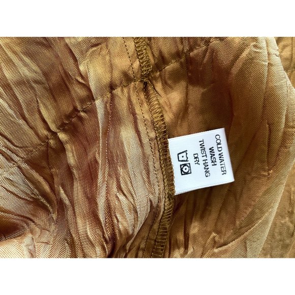 NWT 12th Street by Cynthia Vincent Gold Sparkle Skirt  Size 2 - Picture 7 of 11